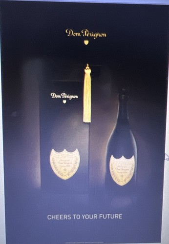 Dom Perignon “Cheers To The Future ” poster. 24 By 36 Inch - Picture 2 of 2