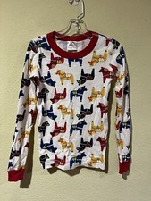 Hanna Andersson Horse Print Sz 10 / 140 Pajama PJ Top Unisex Organic Cotton