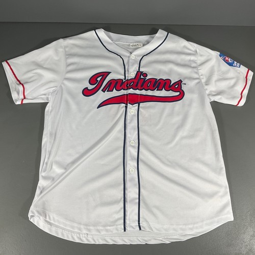 Cleveland Indians Guardians Durable XL Button Up Jersey Doby 14 MLB Baseball - Picture 10 of 24