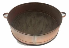 Casseruola portavaso contenitore con manici in rame arredamento casa esterno