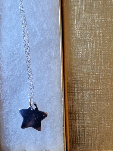 COLLANA ARGENTO 925 RIEMPITA 18", CIONDOLO STELLA PICCOLA E CONFEZIONE REGALO OMAGGIO - Foto 12 di 13