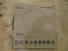 Maxim Lighting 57670WTBK Trim LED 16 inch Black Flush Mount Ceiling Light