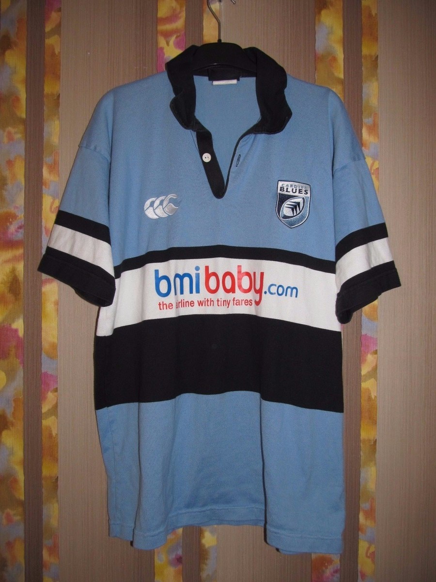 CANTERBURY CARDIFF BLUES RUGBY UNION HOME SHIRT SEASON 2006