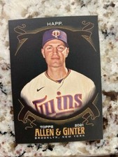 2021 TOPPS ALLEN GINTER X BASEBALL BASE CARD MINNESOTA TWINS JA HAPP #165