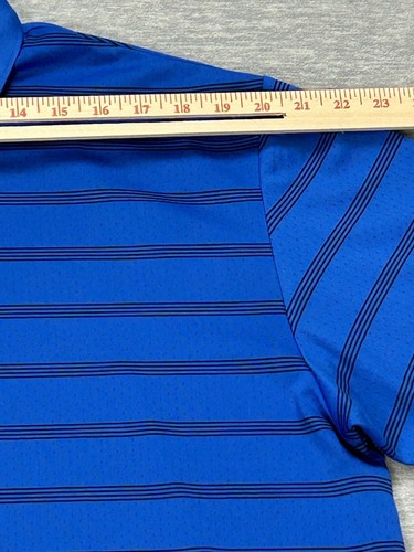 Callaway Opti Dry Polo Shirt Mens Large Blue Golf Comfort Stretch - Picture 8 of 14