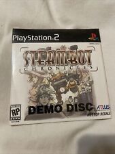 DEMO DISC Steambot Chronicles PS2 Atlus NEW SEALED