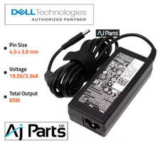 Genuine Dell DA65NM191 65W PSU Adapter Charger 4.5mm X 3.0mm New