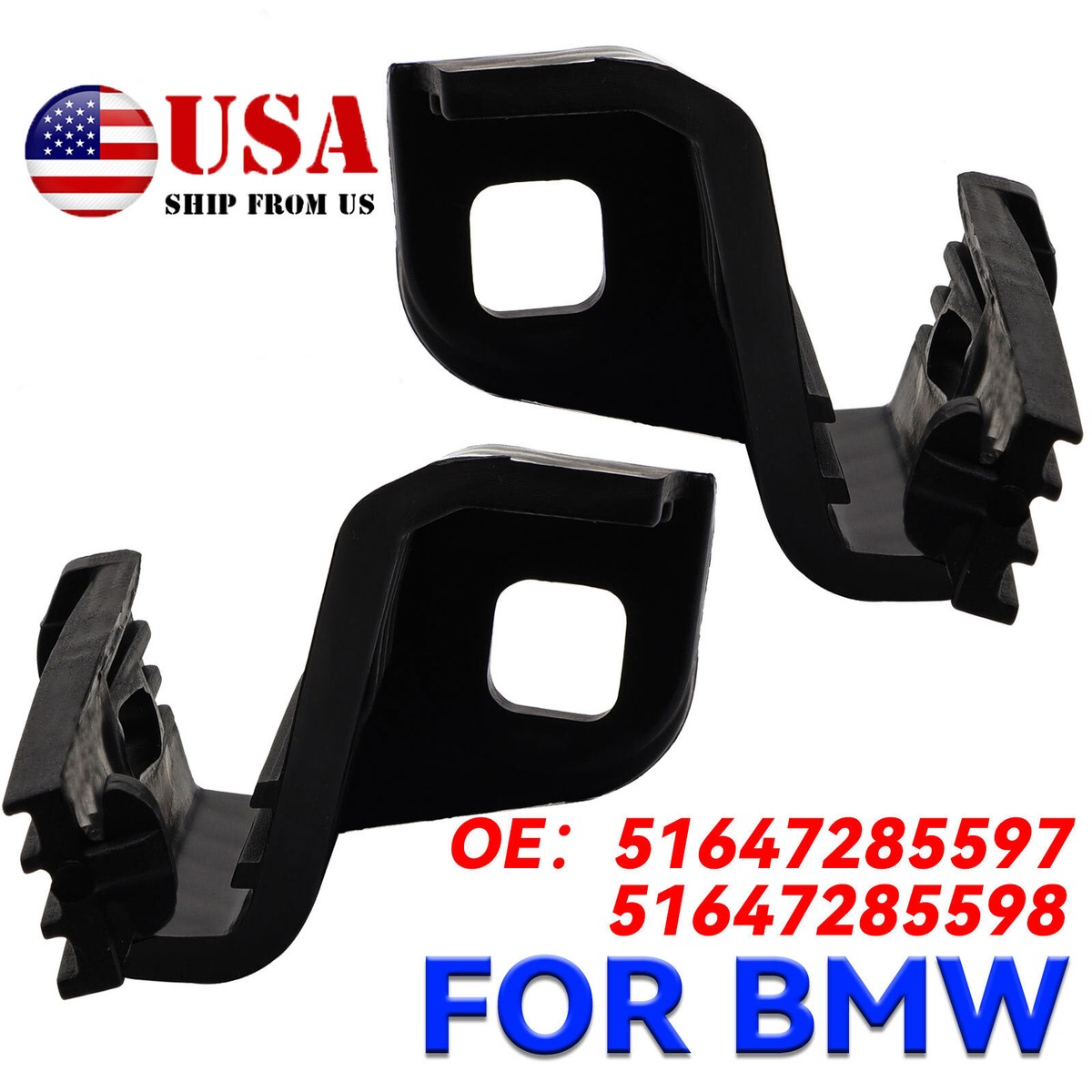 Pair Headlight Bracket 51647285597 51647285598 Replace For F30 F31 