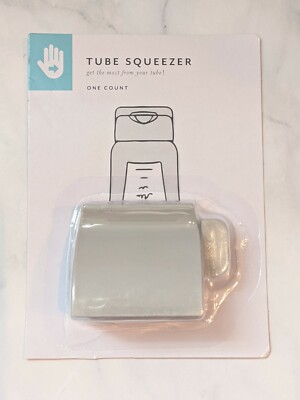 Toothpaste Tube Squeezer Rolling Dispenser Toothpaste Seat Holder Stand Gray