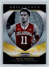 2021 Panini Prizm Draft Picks Trae Young Brilliance Silver Prizm No.16