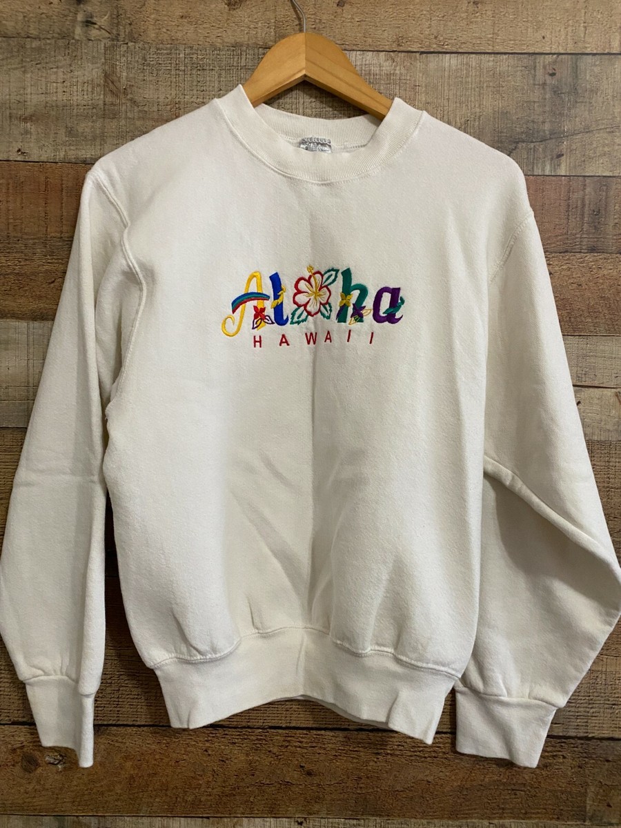 1980s〜1990s fruit of the room sweat Vintage 90s 1990s Fruit Of The Loom Aloha Hawaii Heavy