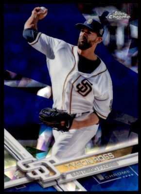 2017 Topps Chrome Sapphire Edition #138 Tyson Ross San Diego Padres