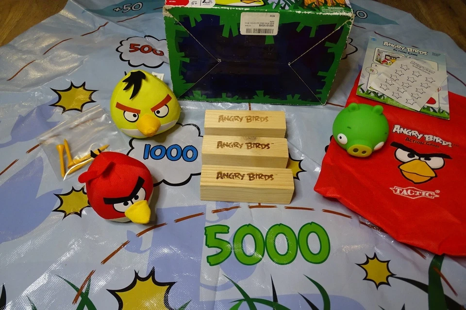 Angry Birds Acción Lanzamiento Patio Juego Impresionante Interior Exterior Divertida Actividad Foto 2 de 4