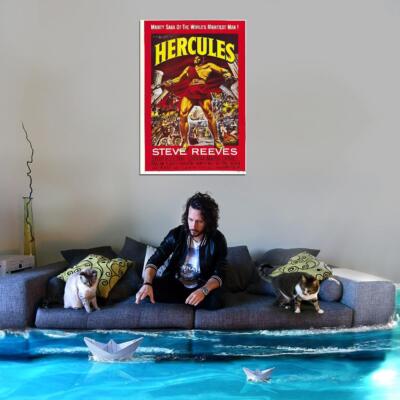 72555 HERCULES Movie 1958 Wall 36x24 POSTER Print | eBay