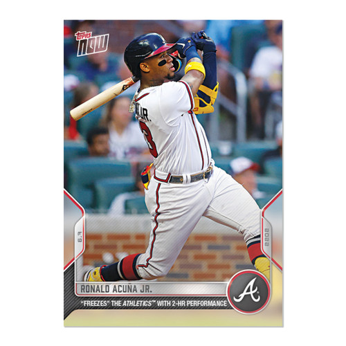 2022 Topps Now 315 Ronald Acuña Jr.