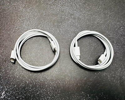 2x GENUINE Apple USB-C to Lightning Charging Cables 1m LOT OF 2 A2561 MM0A3AM/A