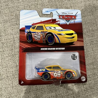 Disney Pixar Cats 3 No. 64 Bruce Miller RPM Dinoco 400 Mattel for