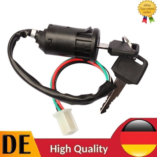 4 Wires Motorcycle Ignition Switch Replacement for Quad Honda for