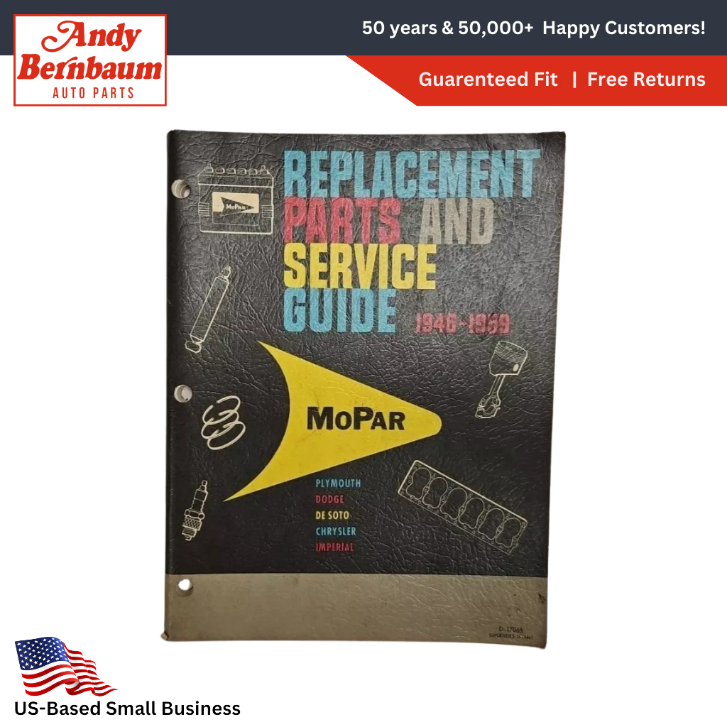 19461959 Chrysler Plymouth Dodge Replacement Parts & Service Guide