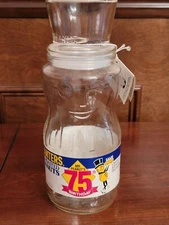 Planters Peanut Jar 75th Anniversary Jar with Tag