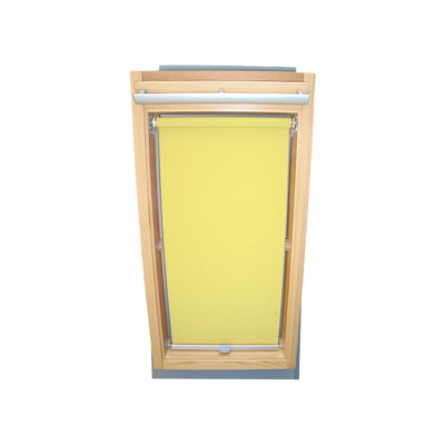 Rollo Sichtschutz f. Roto Dachfenster WDF 310 - 319 / 320 - 329 - gelb