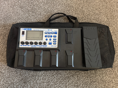 #ad Boss ME 33 Guitar Multiple Effects Board No Power Supply Tested $69.99