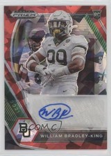 2021 Panini Prizm Draft Picks Red Ice William Bradley-King #DPA-WBK Auto 0wc9