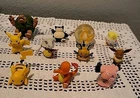Lot of 11 Pokémon TOMY Figures Mini 1” - 2.5” Collectibles Nintendo WCT FF Mix