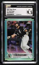 2022 Topps Chrome Aqua Refractor 57/199 Jake Burger #29 CGC 9.5 Mint+ 0uf1