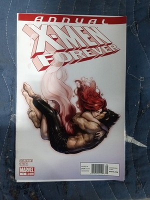X-Men Forever Annual 1 Newsstand Variant 2010 Jean Wolverine Kiss Only 1 On Ebay