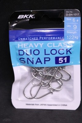 BKK Duolock Snap-51 - Size 6 - Stainless Steel 269lb - 122kg Rating