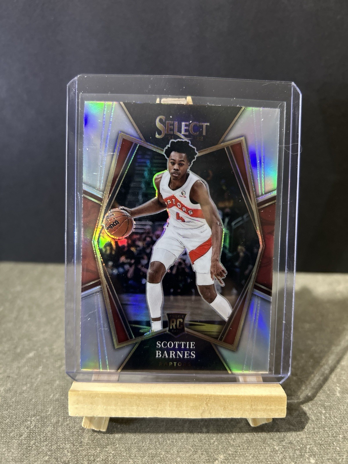 2021-22 Panini Select Scottie Barnes Silver Prizm #111 Raptors