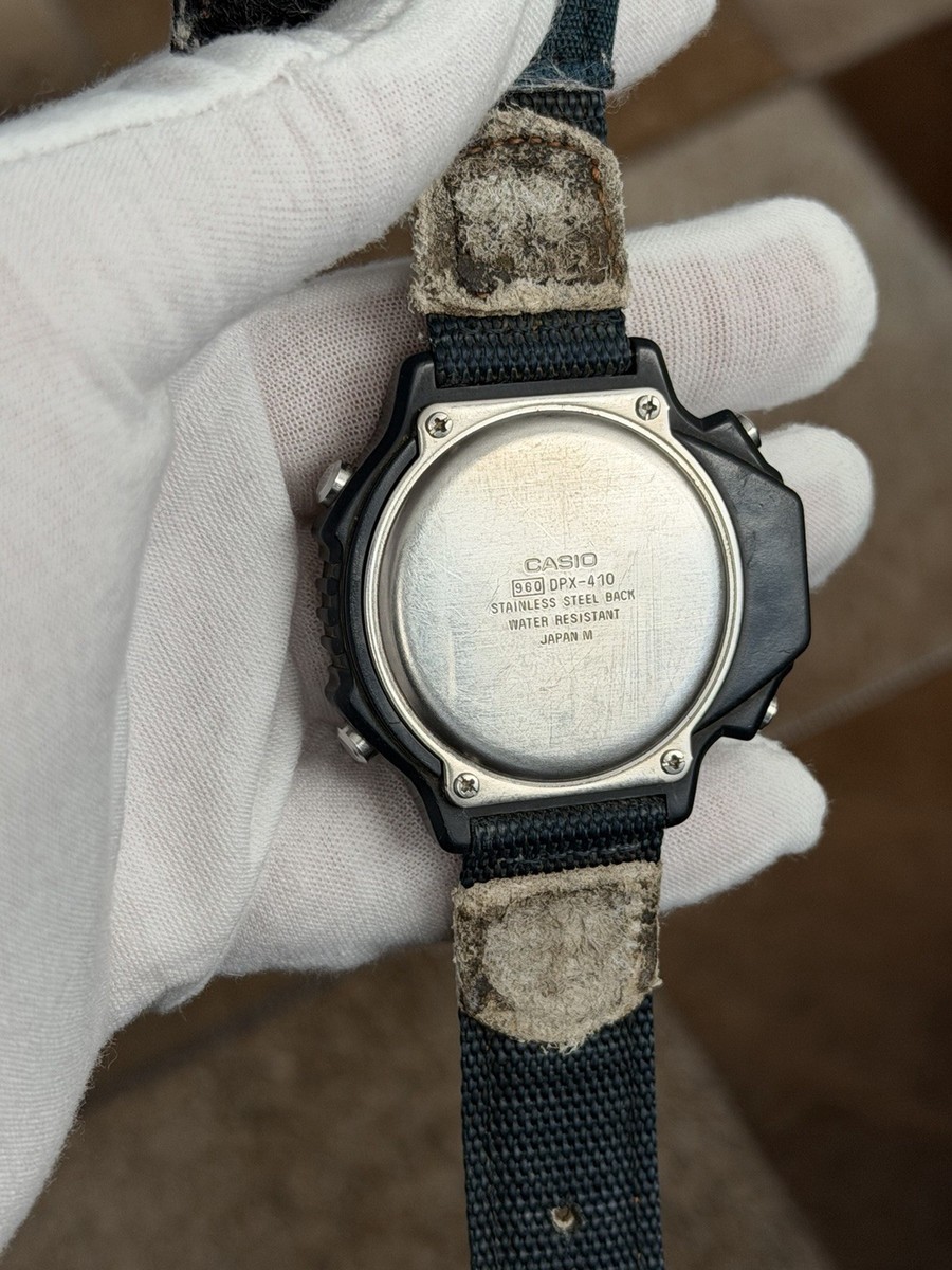 Rare Vintage Casio Pro Trek DPX-410 Alti-Thermo Digital Sports Rare Vintage Casio Pro Trek DPX-410 Alti-Thermo Digital Sports