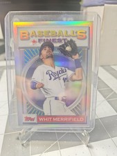 2020 Topps Finest Flashbacks - Whit Merrifield #9 Refractor