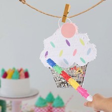 Ice Cream Pinata For Sweet Parties Summer Birthday Party, 12.99*14.96in, Decor