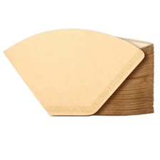 1200 Count Coffee Filter #2,cone Filters Bulk Disposable Natural Paper 2-4 Cu...
