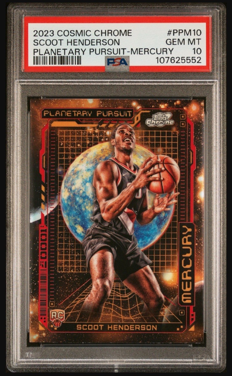 2023 Topps Cosmic Chrome Planetary Pursuit Mercury Scoot Henderson