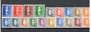 M164 Norway MH MNH collection old