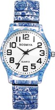 Uhren Damen Edelstahl Vintage Boho Analog Qua...