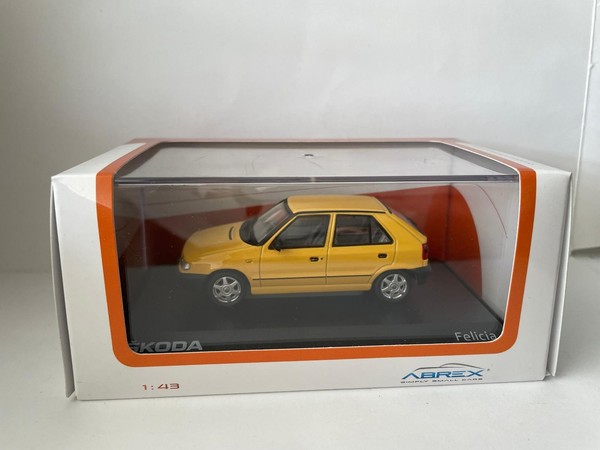 Skoda Felicia 1.3 Glxi 1994 Pastellgelb Abrex 143Abs709Gi 1/43 Metall 709Gi-image