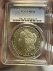 1878-S MORGAN SILVER DOLLAR PCGS MS61