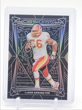 LAVAR ARRINGTON 2024 OBSIDIAN FOOTBALL ELECTRIC ETCH REDSKINS Q5454