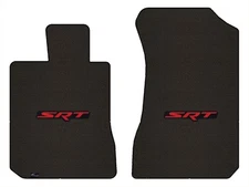 Lloyd Berber Front Carpet Mats for '08-10 Dodge Challenger w/Red on Black SRT