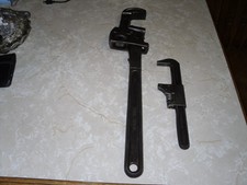 Collectibles Old Pipe Wrench Lot Drop Forged 18 And 9 Auto Pipe Wrenchs Collectibles Old Pipe Wrench Lot Drop Forged 18 And 9 Auto Pipe Wrenchs