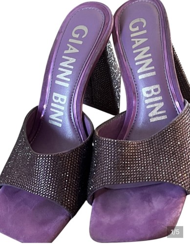 Vintage Y2K Purple Heels Gianni Bini Stylish Retro Style - Image 1