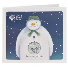 The Snowman and James 2019 UK 50p Brilliant Uncirculated BU Coin Royal Mint pack