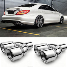 2x Auspuffblende Endrohr Edelstahl Doppelrohr Sportauspuff für Mercedes CLS C218 2x Auspuffblende Endrohr Edelstahl Doppelrohr Sportauspuff für Mercedes CLS C218