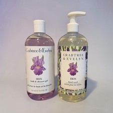Crabtree Evelyn IRIS Bath Shower Gel Hand Wash 16.9 FL OZ