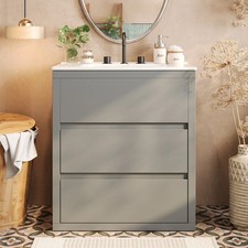 Christopher Knight Home - Vasari 30" Bathroom Vanity with Ceramic Sink