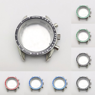 #ad #ad 40mm Stainless steel Watch Case Set Multi functional Timing for VK63 Movement $56.69